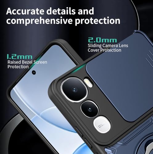 Coque Vivo Y400 Pro 5G de protection intégrale rigide couleur Mor