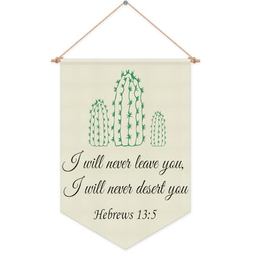 Christian Wall Decor for Home Scripture Wall Hanging Pennant Flag Banner Religious Bible Verse Decor Christian Gifts for Office Kids Room Nursery Playroom Baby Room Kids Christmas Birthday Gifts