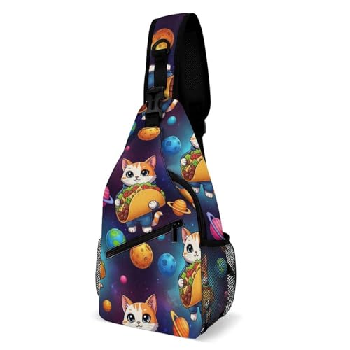 Sac bandoulière taco cat confortable pour organiser vos randonnées