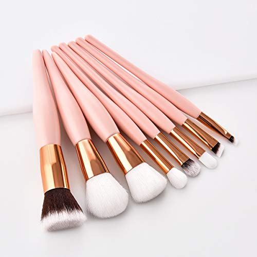 Eyebrow-Makeup-Foundation-Brush-Tools-Wooden-8PCS-Cosmetic-Brush-Sets-Eyeshadow-Brush-One-Items