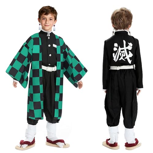 Disfraz Kimono Cosplay Anime Kitimi 140 Verde miniatura 2