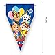 BeenSmile Paw Patrol Girlande – Geburtstag Deko für Kinder – Wimpelkette Paw Patrol Party für 2 3 4 5 Jahre – Deko Junge & Mädchen – Paw Patrol Geburtstagsdeko