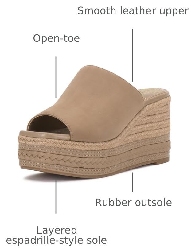 Image of Vince Camuto Lierna Espadrille Wedge Platform Sandals