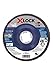 BOSCH FDX27450120 1-Piece 4-1/2 In. X-LOCK Flap Disc 120 Grit Compatible with 7/8 In. Arbor Type 27 for Applications in Metal Blending and Grinding
