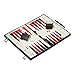 Relaxdays 10023503 Backgammon Koffer, hochwertiges Set, inklusive komplettem Zubehör, Tavla Brettspiel, B x T 47 x 36 cm, schwarz 23 cm günstig Kaufen-Relaxdays 10023503 Backgammon Koffer, hochwertiges Set, inklusive komplettem Zubehör, Tavla Brettspiel, B x T 47 x 36 cm, schwarz