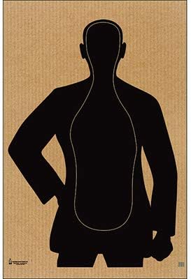 B-21CNSCB CARDBOARD TARGETS 25 PACK