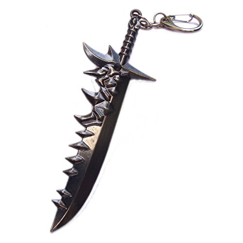 Multicolour Metal Teeth Weapon Keychain