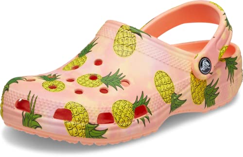 Crocs Classic Retro Resort Clog, Sabot, Papaya/Multi,