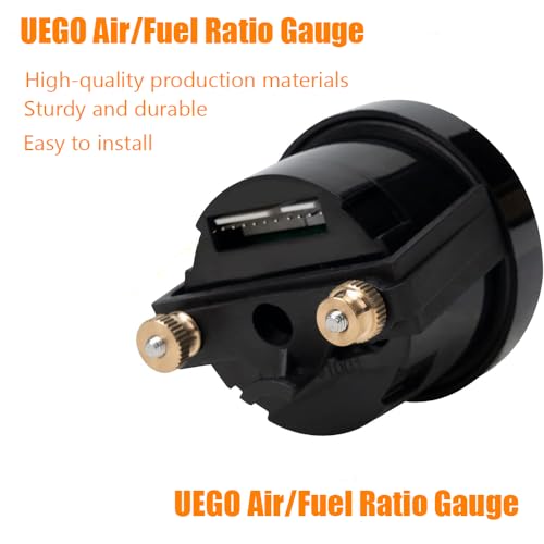 image for Acdeyaca 30-4110 UEGO Air Fuel Ratio Gauge AFR 52mm with 4.9 LSU Senso