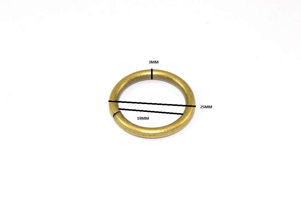 100 x Medium Brown Plastic Drape Curtain Pole Rod Rings 28MM ID 40MM OD