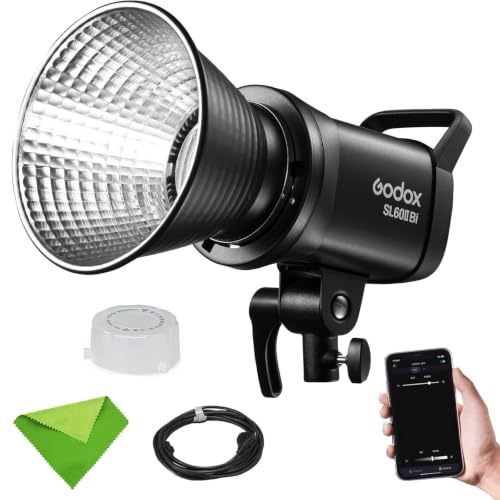 Godox SL60IIBi luz LED bicolor de 75W con montura Bowens para vídeo 1