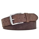 Cada cinturón es único: todos nuestros cinturones Ashford Ridge están hechos de cuero auténtico de plena flor, lo que significa que cada uno tendrá sus propias marcas y características de cuero únicas.