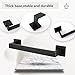 LANC 12 Inche 2PCS Bathroom Towel Bars, Matte Black Square Bathroom Towel Racks Hand Towel Holders, Total-14 Stainless Steel Wall Mount Shower Towel Rail Towel Hanger Rods,A8804-3MB
