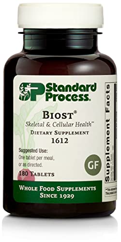 Standard Process Biost - Teeth And Bone Health Supplement With Whole Food Magnesium Citrate, Calcium Lactate, Manganese, And More - 180 Tablets #TOP11