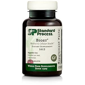 Standard Process Biost – Teeth and Bone Health Supplement with Whole Food Magnesium Citrate, Calcium Lactate, Manganese, and More – 180 Tablets