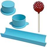 Deluxe Cake Pop Mold Set with 9-Inch Tray – Circle Cake Pop Maker Kit for Homemade Treats, Includes Cake Pop Cutter and Baking Molds for Easy...