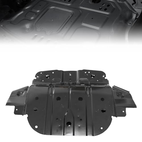 Image of FZJDSD Black Under Engine Cover Skid Plate Belly Guard 51410-0C010 Compatible with Toyota Tundra Sequoia 2007-2021