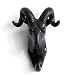HERNGEE Sheep Head Single Wall Hook / Hanger Animal shaped Coat Hat Hook Heavy Duty, Rustic, Decorative Gift , Black
