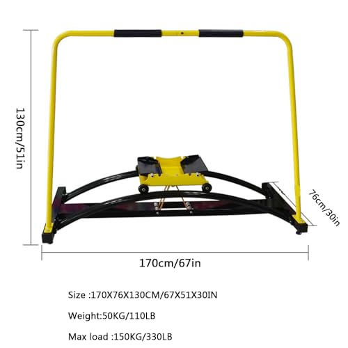 Image of Ski Simulator Machine,Ski Machine, Glutes Workout Equipment,Stair Steppers for Exercise at Home,Indoor Aerobic Fitness Equipment Waist Training