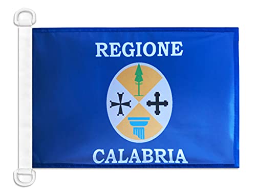 AZ FLAG Calabria Nautical Flag 18'' x 12'', Italy, Italian Region flags 30 x 45 cm, Banner 12x18 in for boat — image 1
