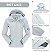 CAMELSPORTS Women's Rain Jacket Lightweight Windbreaker Hooded Raincoat Windproof Coat Shell for Outdoor Hiking