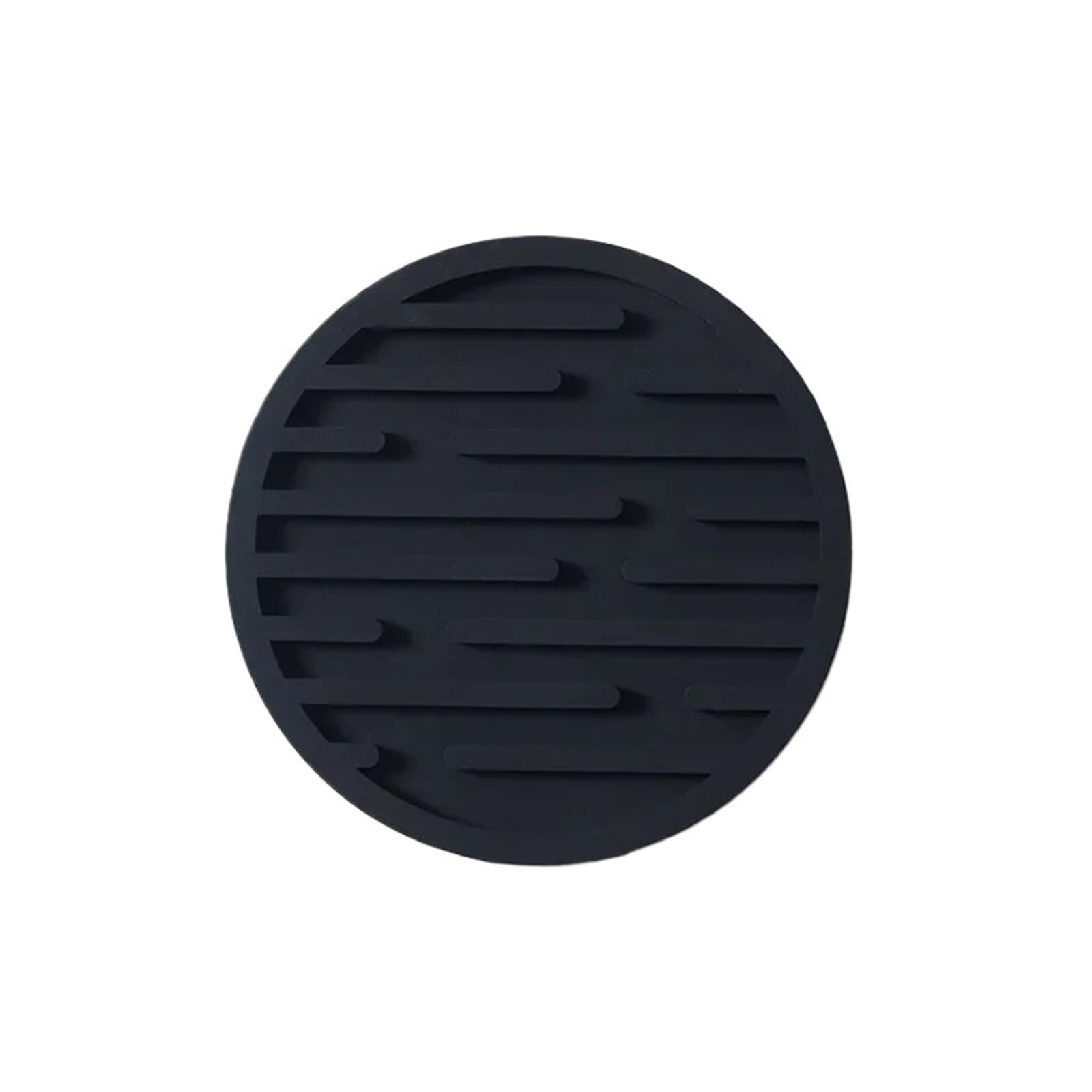 10Pcs 10cm Silicone Coasters Round Heat Resistant Rubber Tea Cup Mat Drink Coffee Mug Glass Beverage Holder Pad for Cap(Color1)