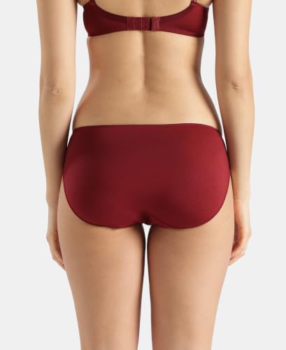 Image of Jockey 1803 Women Medium Coverage Micro Modal Elastane Stretch Bikini with Concealed Waistband and StayFresh Treatment