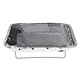 Tubayia Aluminium Einweggrill Einmalgrill Einweg Grill für Camping Strand Picknick Wandern