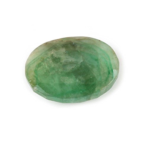 Émeraude zambienne ovale en vrac 7.65 carats pour fabrication de bijoux