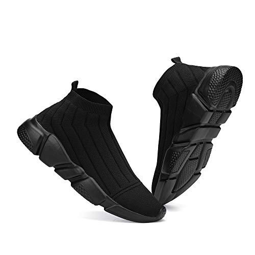 Image of Casbeam Men's Running Knit Comfortable Lightweight Breathable Casual Sports Shoes Fashion Sneakers Slip-On Walking Shoes