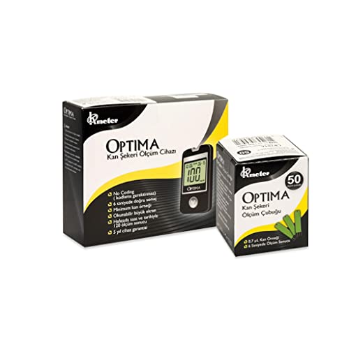 Şeker Ölçüm Cihazı ve Ölçüm Stripleri, 1 Kutu 50 Adet
