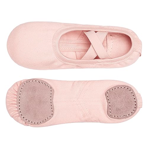 Stelle Ballet Shoes Toddler Slippers Highly Elastic Canvas Girls Ballerina Dance Shoes for Toddler/Little Kid/Big Kid/Women4