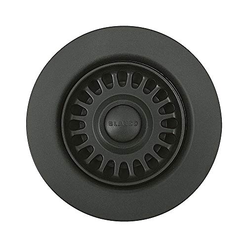 BLANCO, Anthracite 441090 SILGRANIT-Matched Kitchen Drain Basket Strainer, 3.5