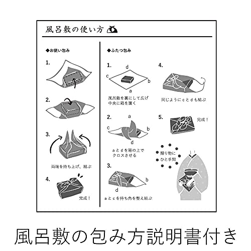 Image of IPPINKA Furoshiki Furoshiki Multi-functional Bag, Reversible Design, Small Flower Pattern, S Size, Pink x Green