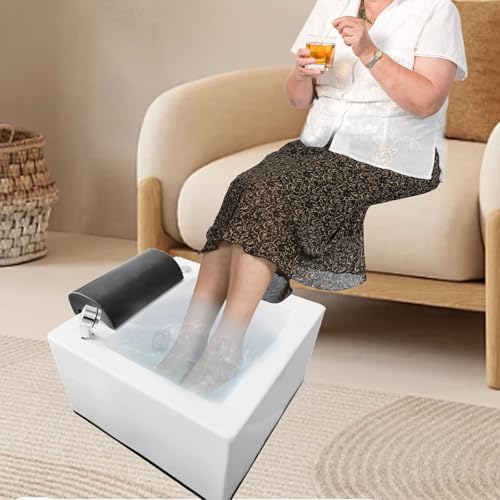 Spa de pies acrílico con masaje y calor portátil miniatura 2
