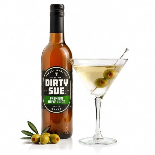 Dirty Sue - The Original Premium Olive Juice, 12.69 oz Glass Bottles (12.69 Oz (Pack of 1))