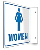 Accuform Signs PSP745 Projection Sign 90D, Legend 