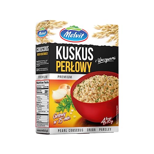 320 G Cuscus Perlato Con Verdure Melvit - Scatola Da 6 Und