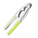 PLUSHCEWT Cascanueces de aleación de zinc de alta calidad – Cascanueces antideslizante con mango, ideal para nueces, avellanas y nueces de Brasil (verde)