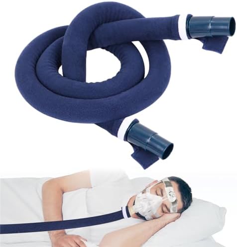 CPAP Tube Hose Cover 6ft CPAP Tubing Covers Tubing Insulator with Zipper Soft Zippered Fleece Wrap Fits for All Type of CPAP Tubing