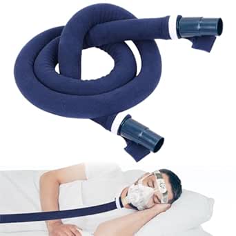 CPAP Tube Hose Cover 6ft CPAP Tubing Covers Tubing Insulator with Zipper Soft Zippered Fleece Wrap Fits for All Type of CPAP Tubing