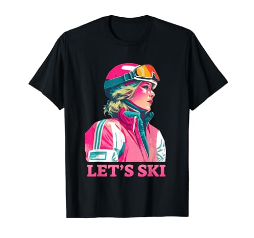 Completo da sci retrò per uomini, donne e bambini che amano l'attrezzatura da sci vintage e l'abbigliamento invernale. Ideale per gli amanti degli sport invernali che sono alla ricerca di un outfit per una festa di sci retrò apres o un evento a tema sci. Design colorato ispirato agli anni '90 e '80.