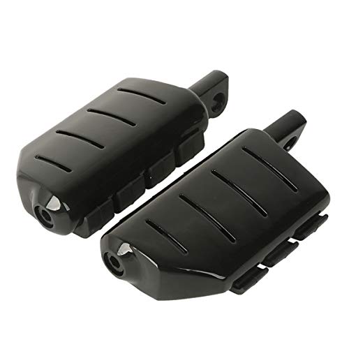 image for TCMT Black Motorcycle Male Mount Dually Highway Motorcycle Foot Pegs F