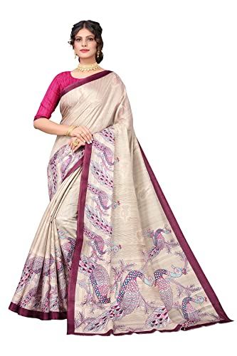 Sari en soie Khadi pour vêtement de fête ethnique chic