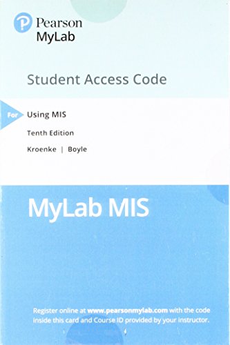Mylab MIS with Pearson Etext -- Access Card -- ... 0134658930 Book Cover