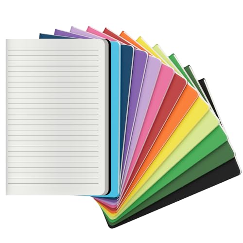 Cahier de notes ligné A5 lot de 12 carnets écriture agenda journal