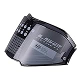 LS2 Valiant II Helmet Visor Unisex-Adult Flip Up Helmets Replacement Helmet Shield (Smoke)
