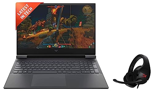 Image of HP Victus Gaming 12th Gen Intel Core i7 12650H 15.6 inch(39.6 cm) FHD Gaming Laptop & HyperX Cloud Stinger Gaming Headset