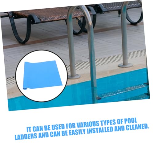 Tapete antideslizante para escalera de piscina azul miniatura 5