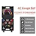 Wells AC R1234YF Gauge Set 4 Way AC Manifold Gauge Set R1234YF R134A R404A Only 1/2 Acme Refrigerant HVAC Tools with 5ft Hoses, Couplers Puncture, Can Tap, Works on Car Freon Charging and Evacuation
